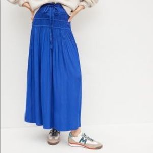 Blue maxi skirt